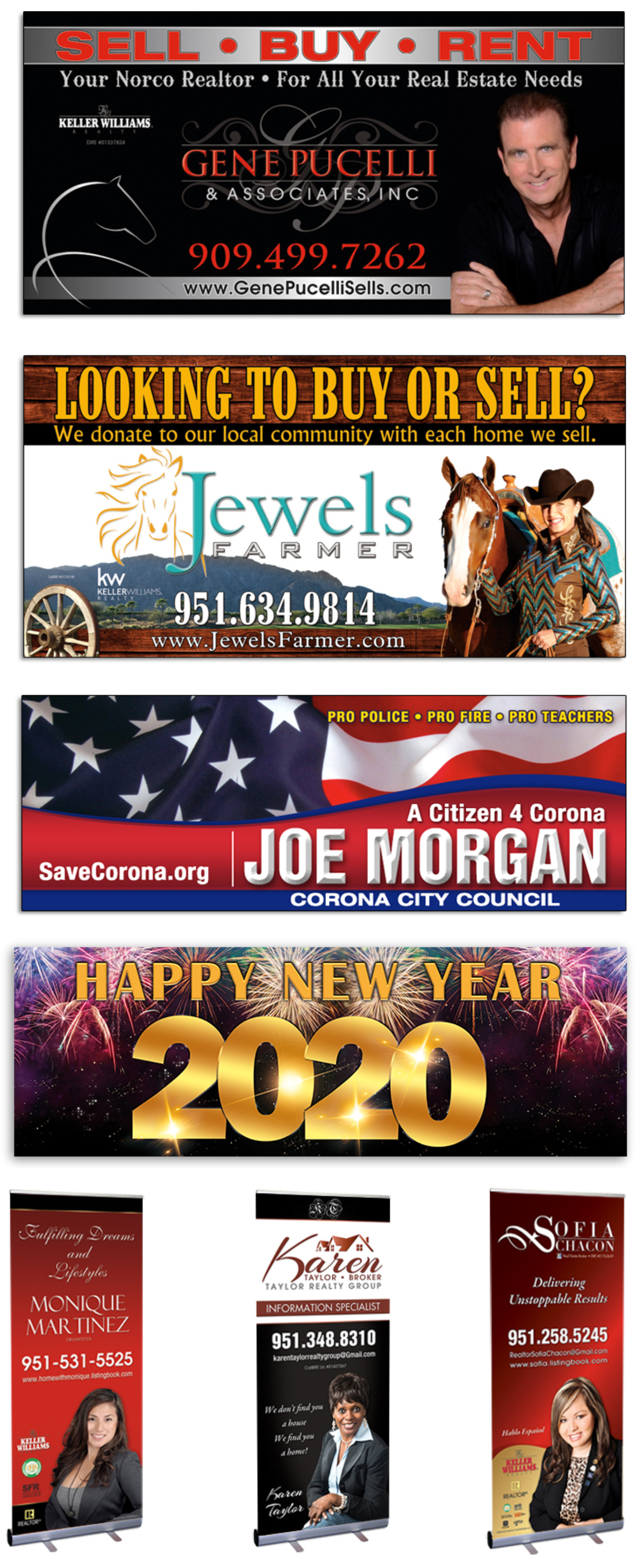 Logos, Photography, Business Cards, Postcards, Flyers, Door Hangers, Signs, Magnets, Banners, Greeting Cards